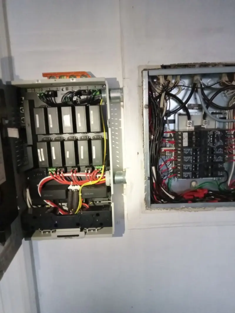 Electrical panel upgrade completed for Security Camera Wiring in Placerville